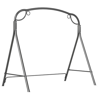 Metal Swing Stand Sturdy Swing Structure with A-shaped Legs 220 kg Capacity for Garden Park Patio Porch 172x126x170 cm Bronze