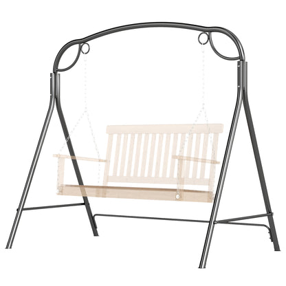 Metal Swing Stand Sturdy Swing Structure with A-shaped Legs 220 kg Capacity for Garden Park Patio Porch 172x126x170 cm Bronze