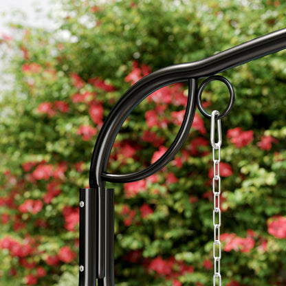 Metal Swing Stand Sturdy Swing Structure with A-shaped Legs 220 kg Capacity for Garden Park Patio Porch 172x126x170 cm Bronze
