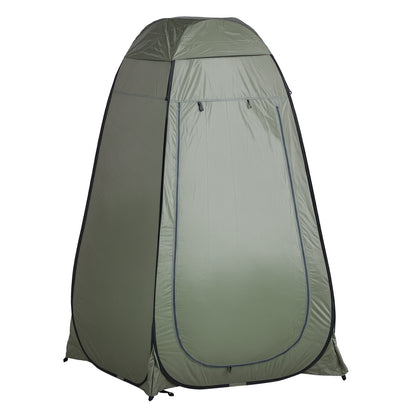 Pop-Up Shower Tent Portable Privacy Tent Instant Tent with Carrying Bag for Bathroom Dressing Room 120x120x190 cm Green