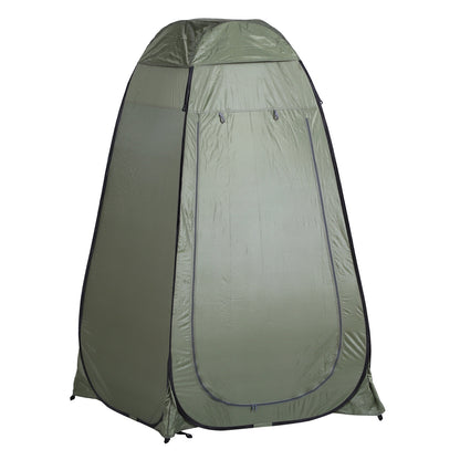 Pop-Up Shower Tent Portable Privacy Tent Instant Tent with Carrying Bag for Bathroom Dressing Room 120x120x190 cm Green