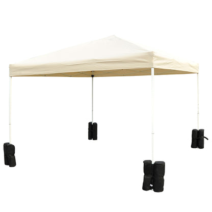Pavilion Base Stand for Pop-Up Gazebo Party Tent Marquee 4 Pieces Set Black NEW