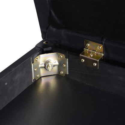 Piano Bench with Hidden Storage, Piano Stool with Faux Leather Cushion, Keyboard Bench for Piano, Keyboard, 76 x 36 x 50 cm, Black