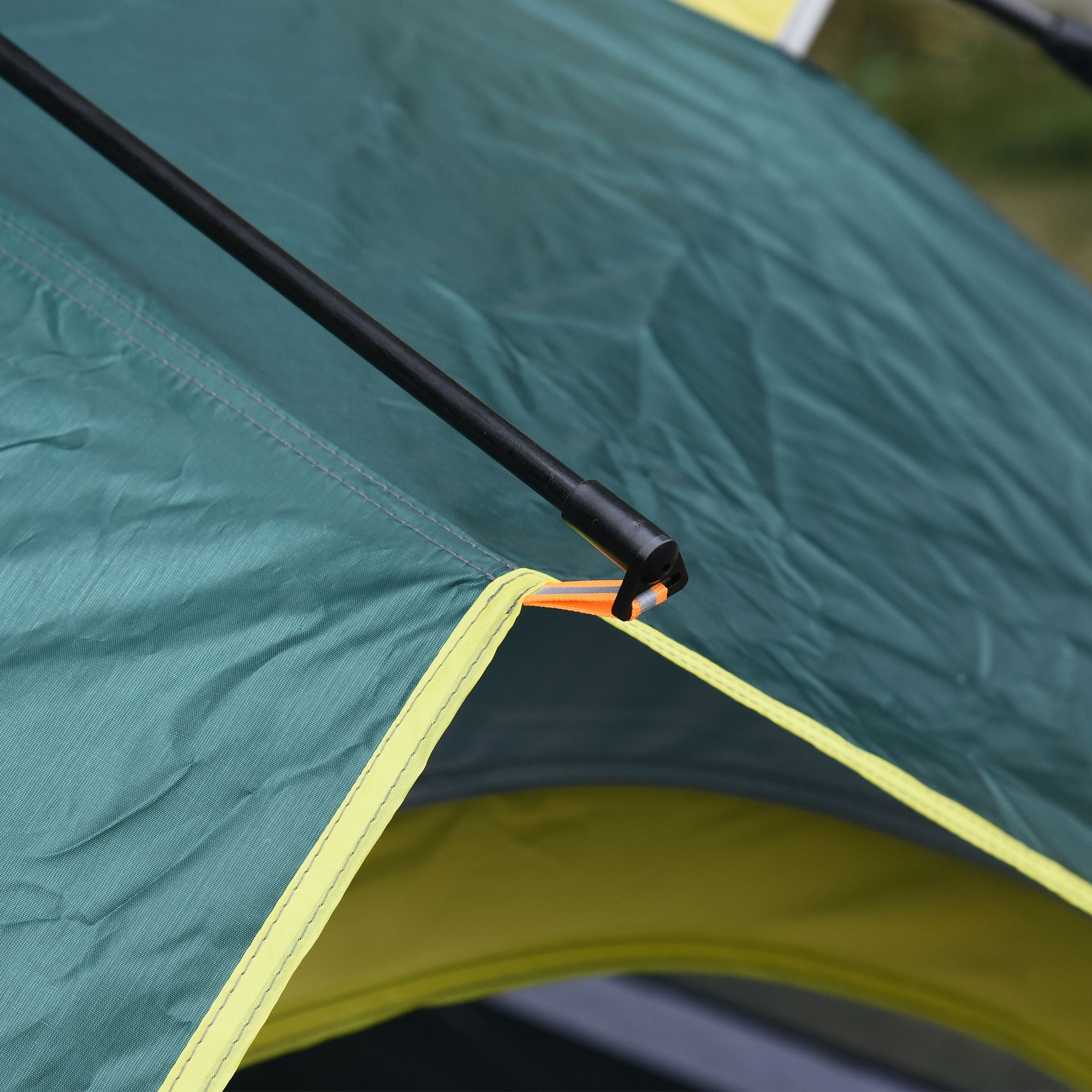 Camping Tent for 3 Persons Pop-up Dome Tent with Window, Carry Bag, Hooks, Floor Mat, Family Tent with 1000mm Water Column Tent for Camping Travel Trekking Garden