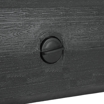 Rectangular Umbrella Base Fillable with 30 kg Water and 40 kg Sand for Parasol Post Ø32/38/48 mm Patio Garden 49x49x36.5 cm Black
