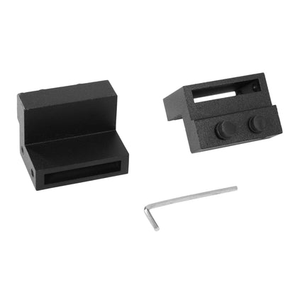 Sliding Door Kit Pocket Door System for doors with a thickness of 35-45 mm and maximum width of 1 m, maximum load 100 Kg dark brown steel