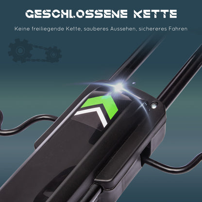 Go-Kart Pedal Car with Handbrake, Adjustable Seat, Forward and Reverse Gears, Pedal Car Toy for Children 5-12 Years Black