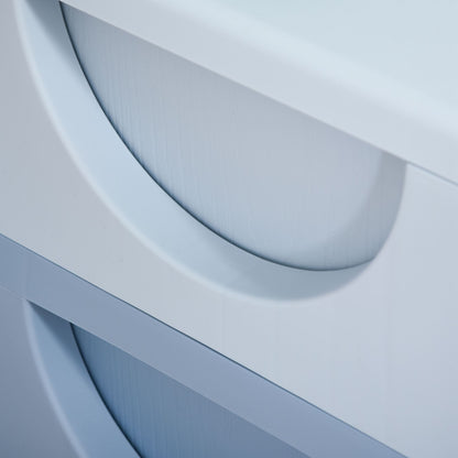 Drawer Cabinet for Kids with Storage Space Storage Boxes Toy Organizer Toy Chest Three Levels for Children's Room 3-6 Years Children's Furniture Blue 37 x 37 x 56.5 cm