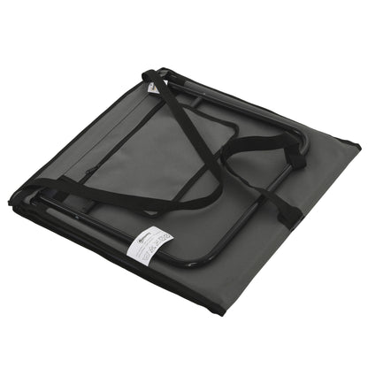 2-Piece  Beach Mat Set, Foldable Sun Lounger with Carrying Bag, Adjustable Backrest, Sunbed Up to 110 kg, for Garden Vacation Outdoor Beach Pool, Gray