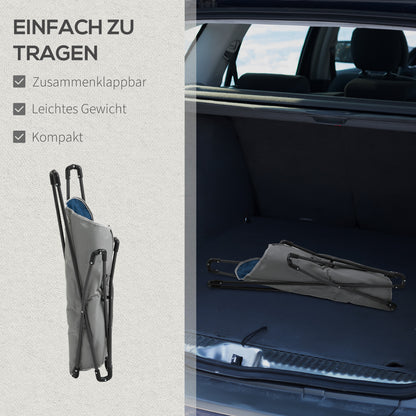 Folding Chair Foldable Camping Chair Padded Outdoor Folding Chair Holds Up to 120kg Sturdy Fishing Chair Garden Chair for Garden Camping Beach