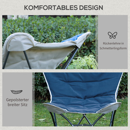 Folding Chair Foldable Camping Chair Padded Outdoor Folding Chair Holds Up to 120kg Sturdy Fishing Chair Garden Chair for Garden Camping Beach