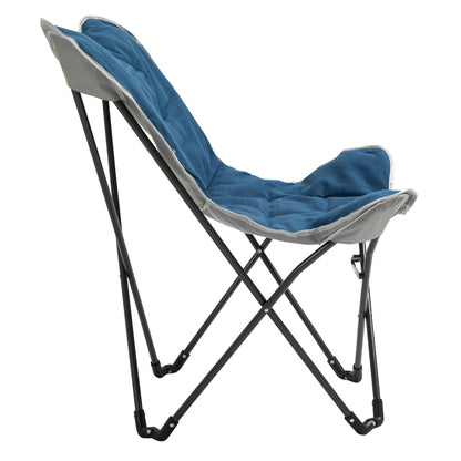Folding Chair Foldable Camping Chair Padded Outdoor Folding Chair Holds Up to 120kg Sturdy Fishing Chair Garden Chair for Garden Camping Beach