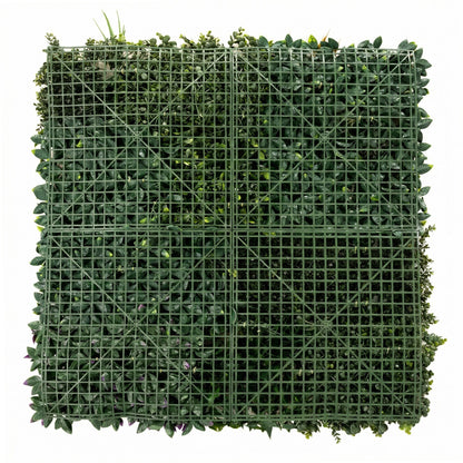 Artificial Ivy Hedge Roll, 1 x 1 m (39.4 x 39.4 in) Privacy Fence Panel — Easy-Mount Green Foliage for Balcony, Patio & Outdoor Decor