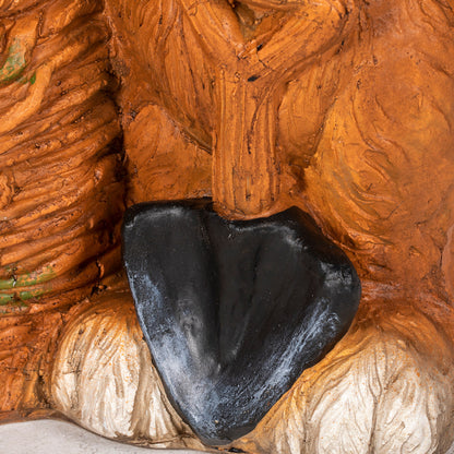 Flower Pot, Plant Pot, with 'Rabbit with Willow Basket' Design, Herb Pot with Drainage Hole, Planter for Garden, Living Room, MgO