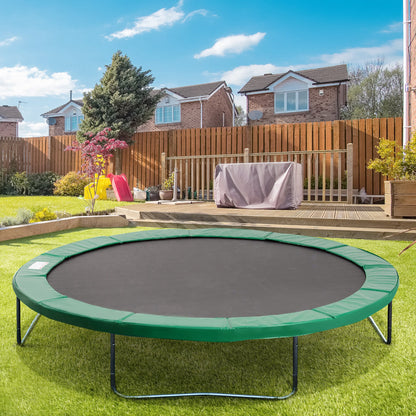Trampoline Edge Cover Ø366cm cm wide, Tear-resistant UV-resistant Spring Cover, Water-repellent, Trampoline Accessory Edge Protection Safety Net Spare Parts for Garden Trampolines, Green