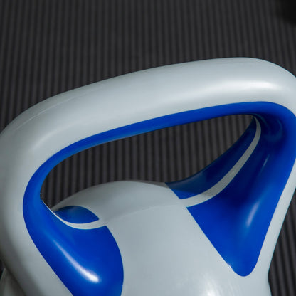 SPORTNOW Kettlebell 12 KG, Floor-Friendly Dumbbell, Swinging Dumbbell for Free Weight Training, Strength Training, Weightlifting, Endurance, Fitness, Blue