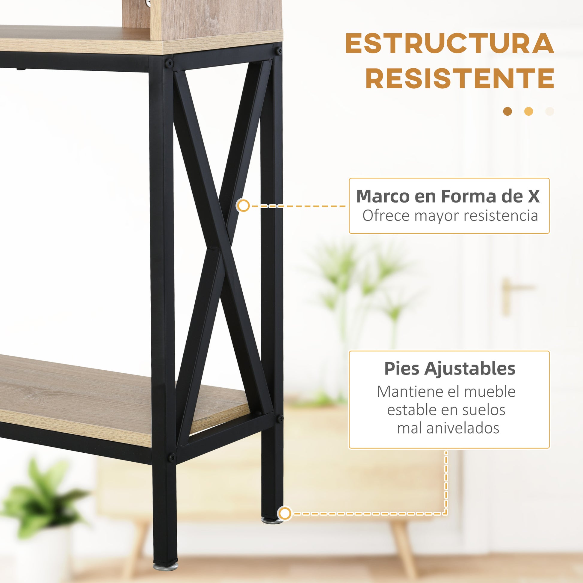 Hallway Console Table for Entryway with 2 Compartments and Shelf Console for Entryway Hallway 120x23.5x75 cm Oak and Black