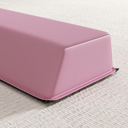 SPORTNOW 236 cm Folding Balance Beam, Portable Gymnastics Beam, Non-Slip Balance Beam, Gymnastics and Balance Beam for Children 3 Years and Up, Indoor & Outdoor, Pink