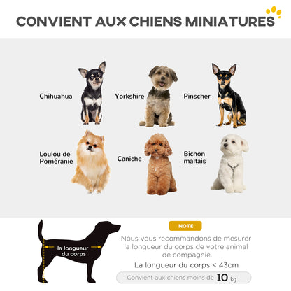 Dog Stroller, 4-Wheel Foldable Dog Stroller with Adjustable Handlebar, Storage Bag, Washable Cushion, for Small Dogs up to 4 kg, Gray