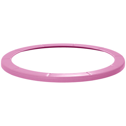 SPORTNOW Perimeter Pad for 244 cm (96 in) Trampoline, Tear-Resistant, UV-Resistant, Waterproof Spring Cover - Edge Protection Replacement for Garden Trampolines, Pink