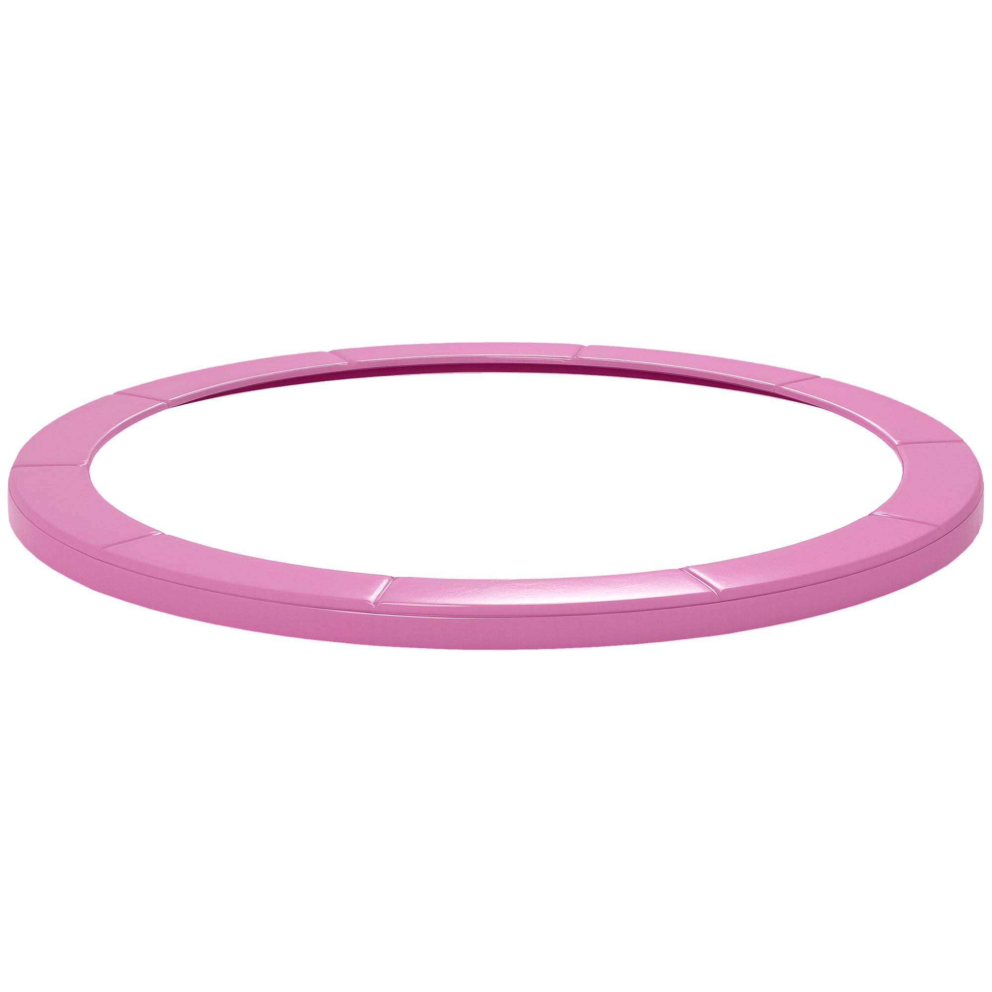 SPORTNOW Perimeter Pad for 244 cm (96 in) Trampoline, Tear-Resistant, UV-Resistant, Waterproof Spring Cover - Edge Protection Replacement for Garden Trampolines, Pink