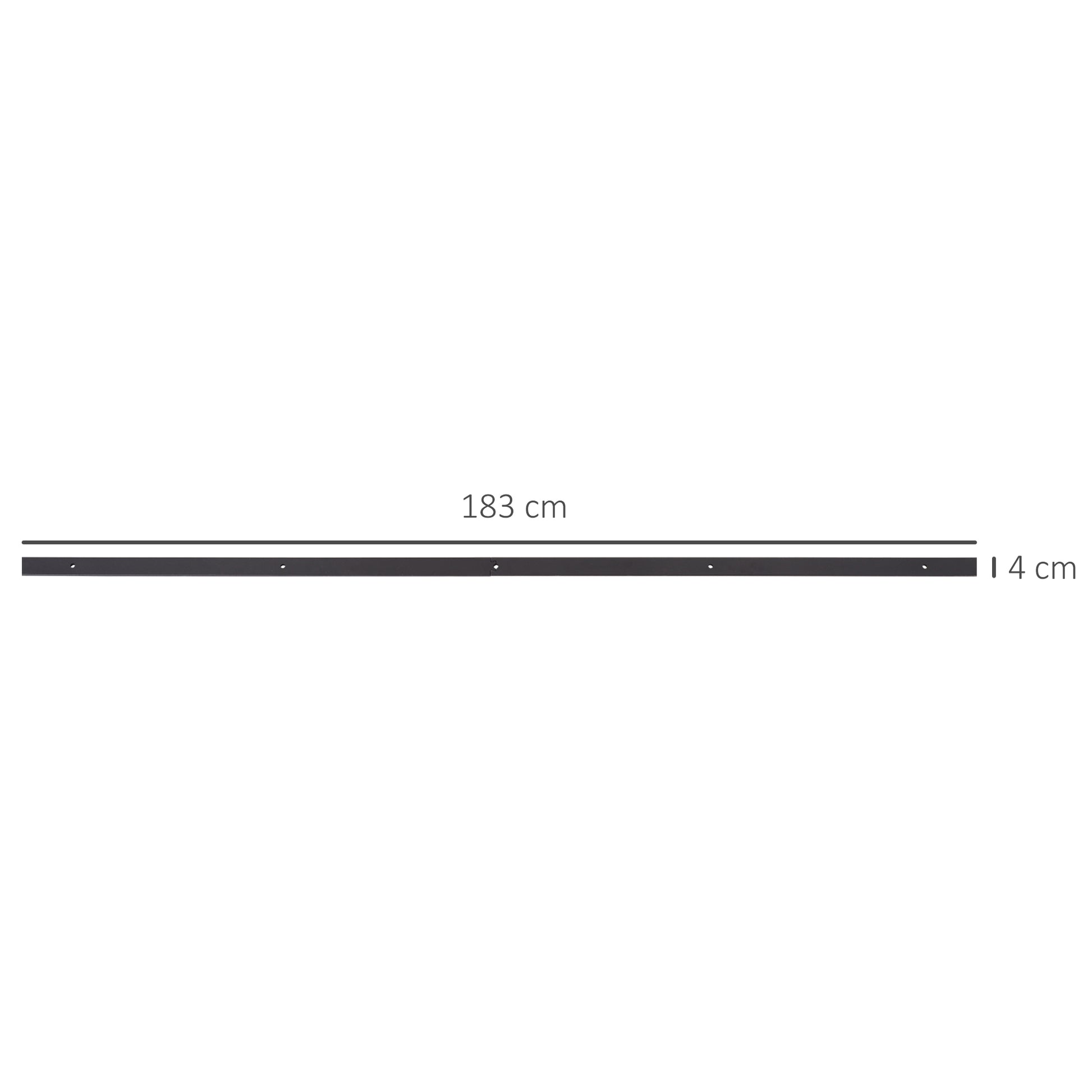 Sliding Door Hardware Kit 183 cm Complete Set with Floor Guide Rail for Sliding Door System Door Screw Set, for 1 Interior Doors, Room Door, Wooden Door