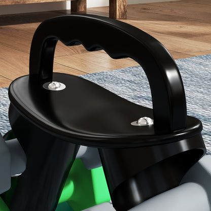 SPORTNOW Dumbbell Set 6 Dumbbells with Foldable Dumbbell Stand, 2 x 3kg, 2 x 4kg, 2 x 5kg Hex Dumbbells, Kettlebell for Fitness, Gymnastics, Home