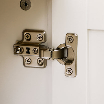 Kitchen Sideboard with 3 Doors Buffet Cabinet with Adjustable Shelves for Dining Room Modern Style 120x40x70 cm White