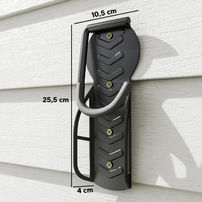 SPORTNOW 4-Piece Set Vertical Bike Wall Mount with 30 kg Capacity Foldable Bike Bracket Wall for 4 Bikes Bike Stand for Road Bike, MTB E-Bike Bike Suspension for Garage Home Black