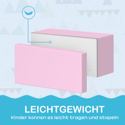 7 PCS. Foam Building Blocks Children Soft Building Blocks Play & Climb Building Blocks Soft Giant Building Blocks Building Toy Foam Blocks Building Set for Baby & Toddlers Castle Set Multicolored