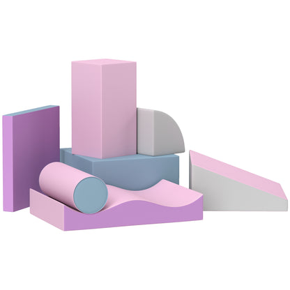 7 PCS. Foam Building Blocks Children Soft Building Blocks Play & Climb Building Blocks Soft Giant Building Blocks Building Toy Foam Blocks Building Set for Baby & Toddlers Castle Set Multicolored