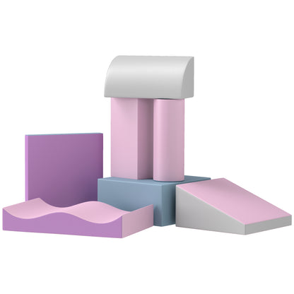 7 PCS. Foam Building Blocks Children Soft Building Blocks Play & Climb Building Blocks Soft Giant Building Blocks Building Toy Foam Blocks Building Set for Baby & Toddlers Castle Set Multicolored