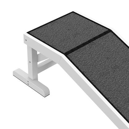 Dog Ramp Pet Staircase with Non-Slip Carpet, Dog Car Ramp, Car Boot Ramp Non-Slip Accessory for Boot, Cars, Trucks, and SUVs up to 30 kg 125 x 40 cm