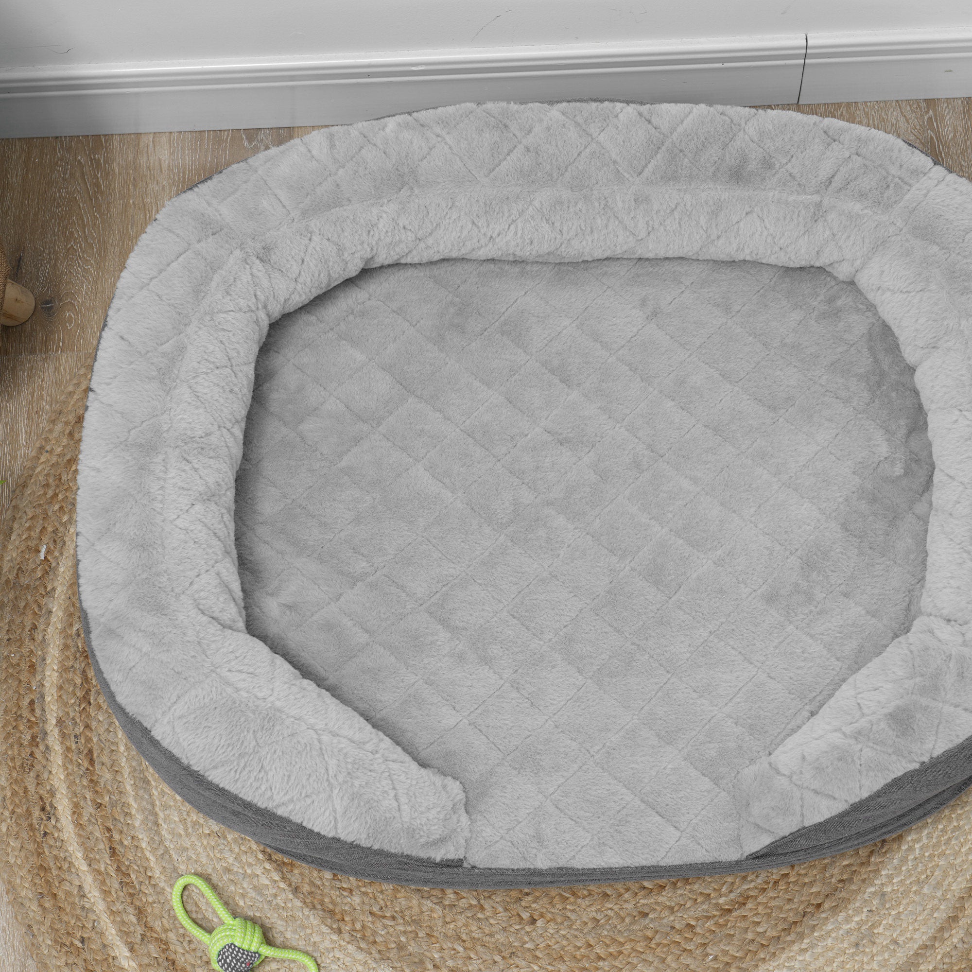 Dog Sofa Dog Couch, Washable Cover, Pet Sofa with Backrest and Wooden Legs, Cat Sofa, Dog Bed for medium-sized dogs up to 25 kg, 90cm x 78cm x 25cm, Gray