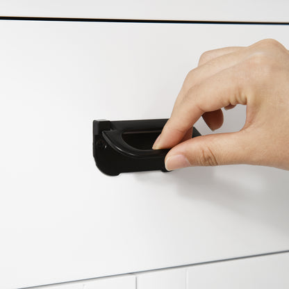 Bathroom Cabinet Auxiliary Bathroom Furniture with 1 Drawer 2 Doors and Adjustable Shelf for Sink Shower Modern Style 23.6x11.8x31.5 inches White