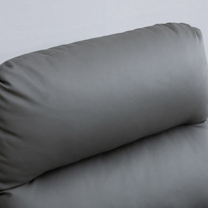 Recliner Chair, TV Armchair with Reclining Function, 160° Tiltable TV Chair, Relaxing Chair, Reclining Armchair for Living Room, Bedroom, Faux Leather, Dark Gray