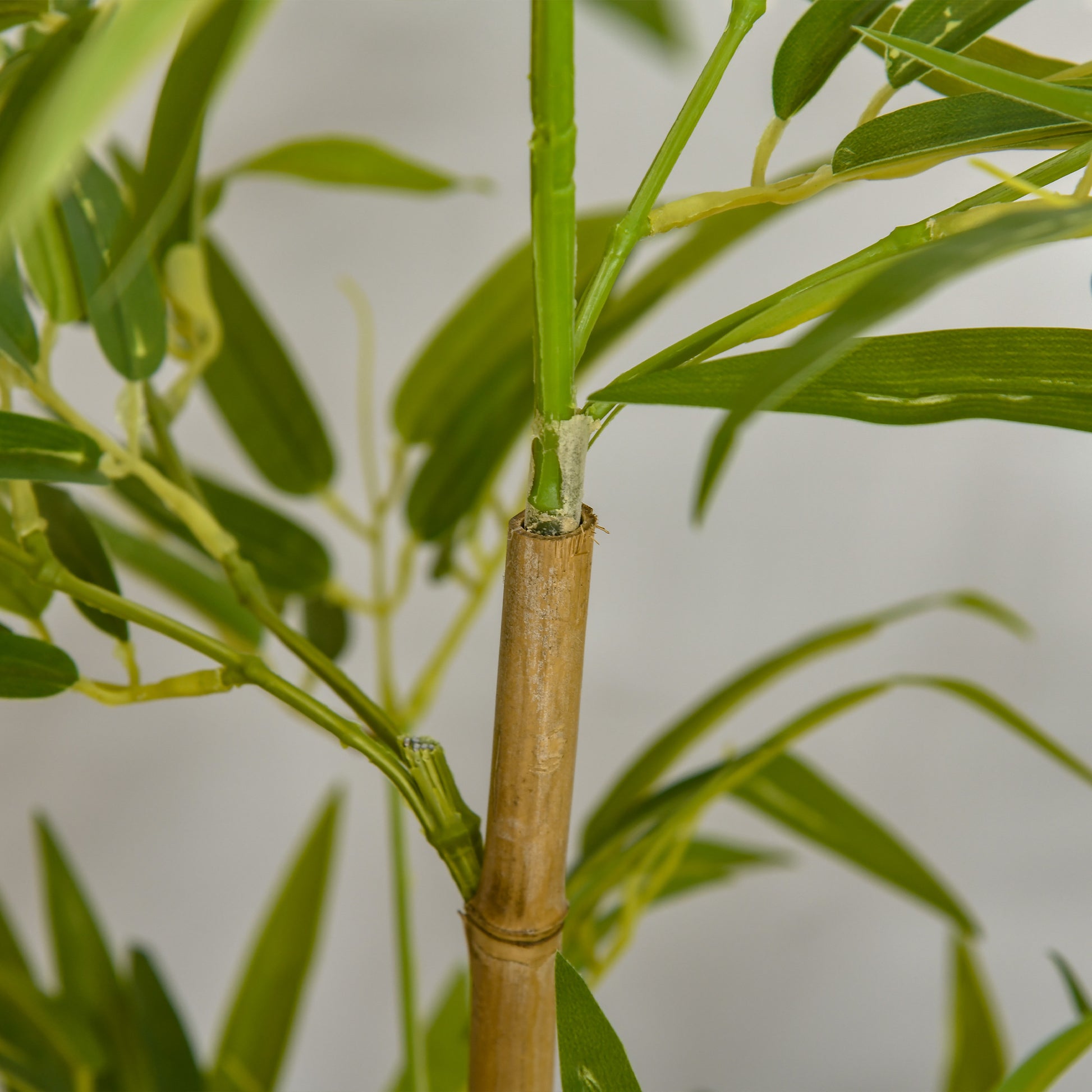 Artificial Indoor Plant 120cm in Pot with 336 Leaves, Realistic Fake Bamboo Plant for Indoor and Outdoor
