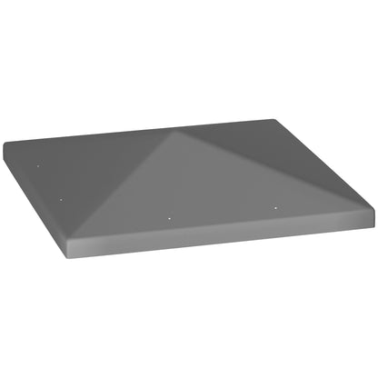 Replacement Roof for Pavilion 3 x 3 m, waterproof Pavilion Canopy, Replacement Cover for Garden Pavilion, Parts made of Oxford Fabric, 370 g/m², Dark Gray