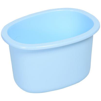 Hippo-Shaped Baby Potty 2 in 1 with Removable Pot and Toilet Brush for Learning Training Load 25 kg 40x30x23 cm Blue