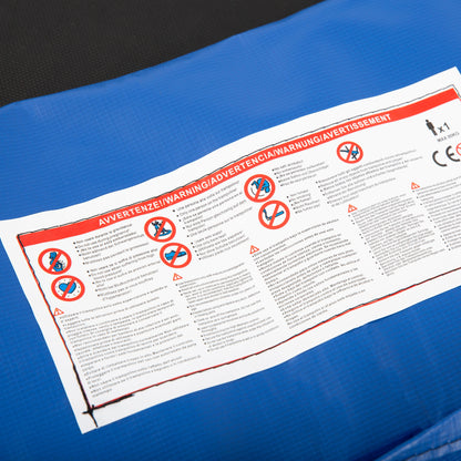 Trampoline Edge Cover Ø305 cm Wide, Tear-Resistant UV-Resistant Spring Cover, Water-Repellent, Trampoline Accessories Edge Protection Safety Net Spare Parts for Garden Trampolines, Multicolor