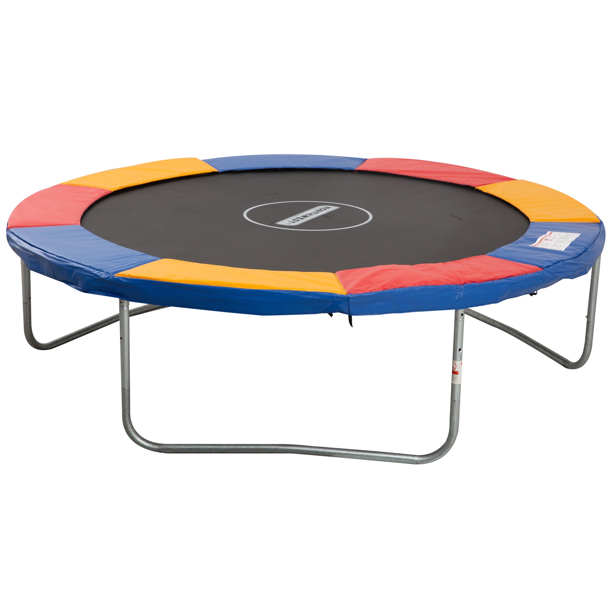 Trampoline Edge Cover Ø305 cm Wide, Tear-Resistant UV-Resistant Spring Cover, Water-Repellent, Trampoline Accessories Edge Protection Safety Net Spare Parts for Garden Trampolines, Multicolor