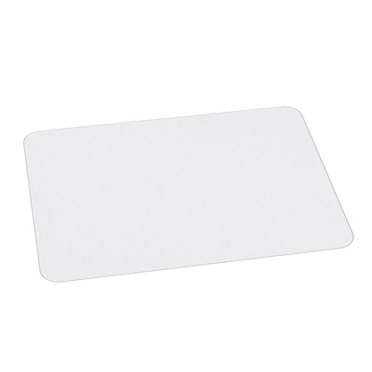 Floor Protector 90 x 120 cm Office Chair Pad in Transparent, Scratch-Resistant Chair Mat, Floor Mat for Hard Floors