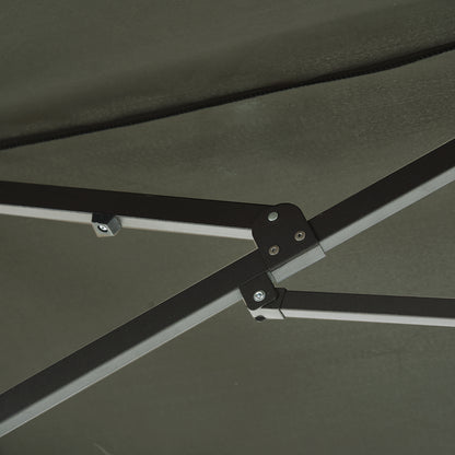 Double Sun Umbrella 455 x 265 cm, UV Protection Sunshade with Hand Crank, Balcony Umbrella Beach Umbrella Windproof Crank Umbrella Sun Protection for Beach Balcony Garden, Gray