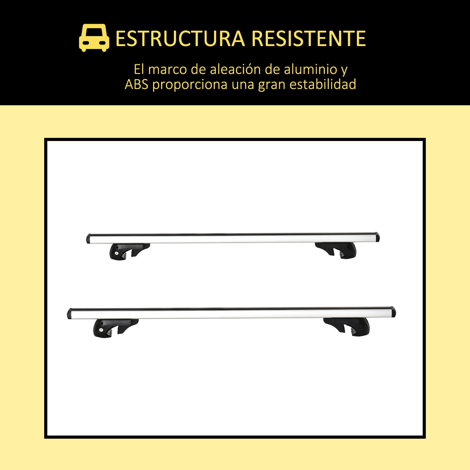 Universal Roof Bars for Vehicles Aluminum Roof Racks Car Automobile Universal Roof Rack with Lock 75 kg Load Capacity 123.5 cm Silver