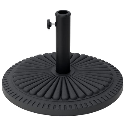 Umbrella Stand 14 kg Umbrella Base Round Umbrella Holder, Stand Umbrella Weight for Umbrella 35-48mm Pole Diameter, for Balcony, Terrace, Garden, Black