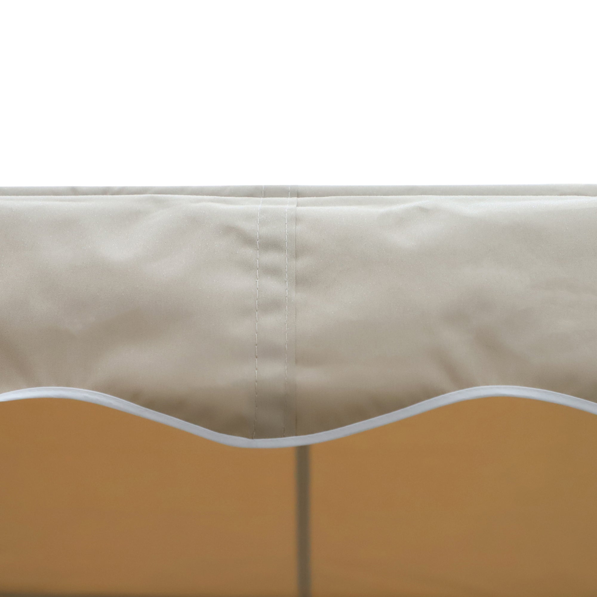 Freestanding Awning Garden Awning Awning with Folding Arm Crank Patio Cream 3x3m