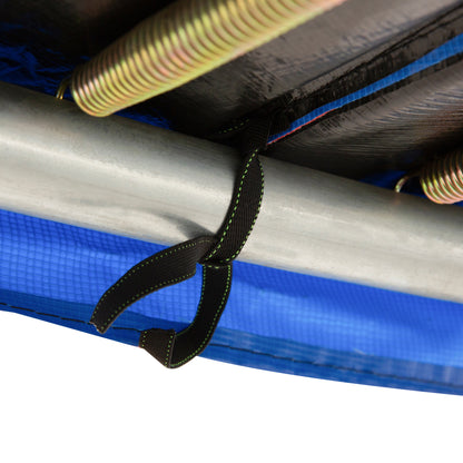 Trampoline Edge Cover Ø366cm wide, Tear-resistant UV-resistant Spring Cover, Water-resistant, Trampoline Accessories Edge Protection Safety Net Spare Parts for Garden Trampolines, Red+Yellow+Blue