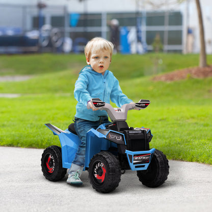 Kids Electric Quad 6V Children's Quad Bike with Forward and Reverse Function, Electric Quad for Kids 1.5-3 years Blue
