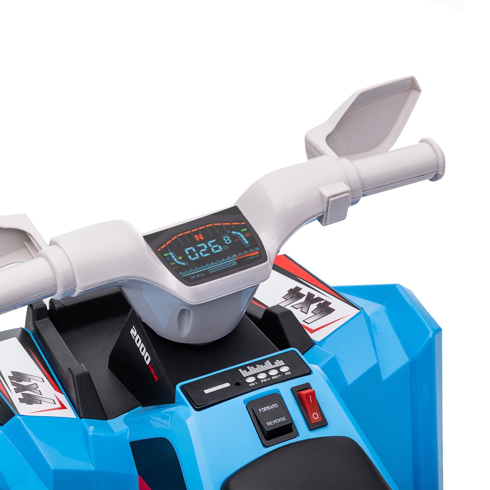 Kids Electric Quad 6V Children's Quad Bike with Forward and Reverse Function, Electric Quad for Kids 1.5-3 years Blue