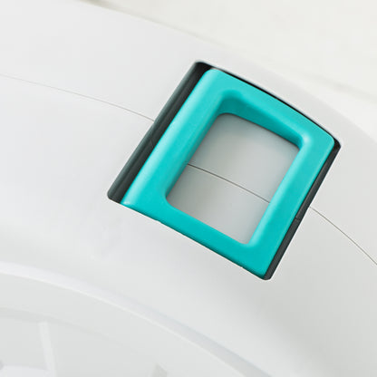 Garden Hose Reel 20+2 m with 7 Function Nozzle Wall-Mounted 180° Swivel Garden Hose Reel with Automatic Retractable Lock Light Gray